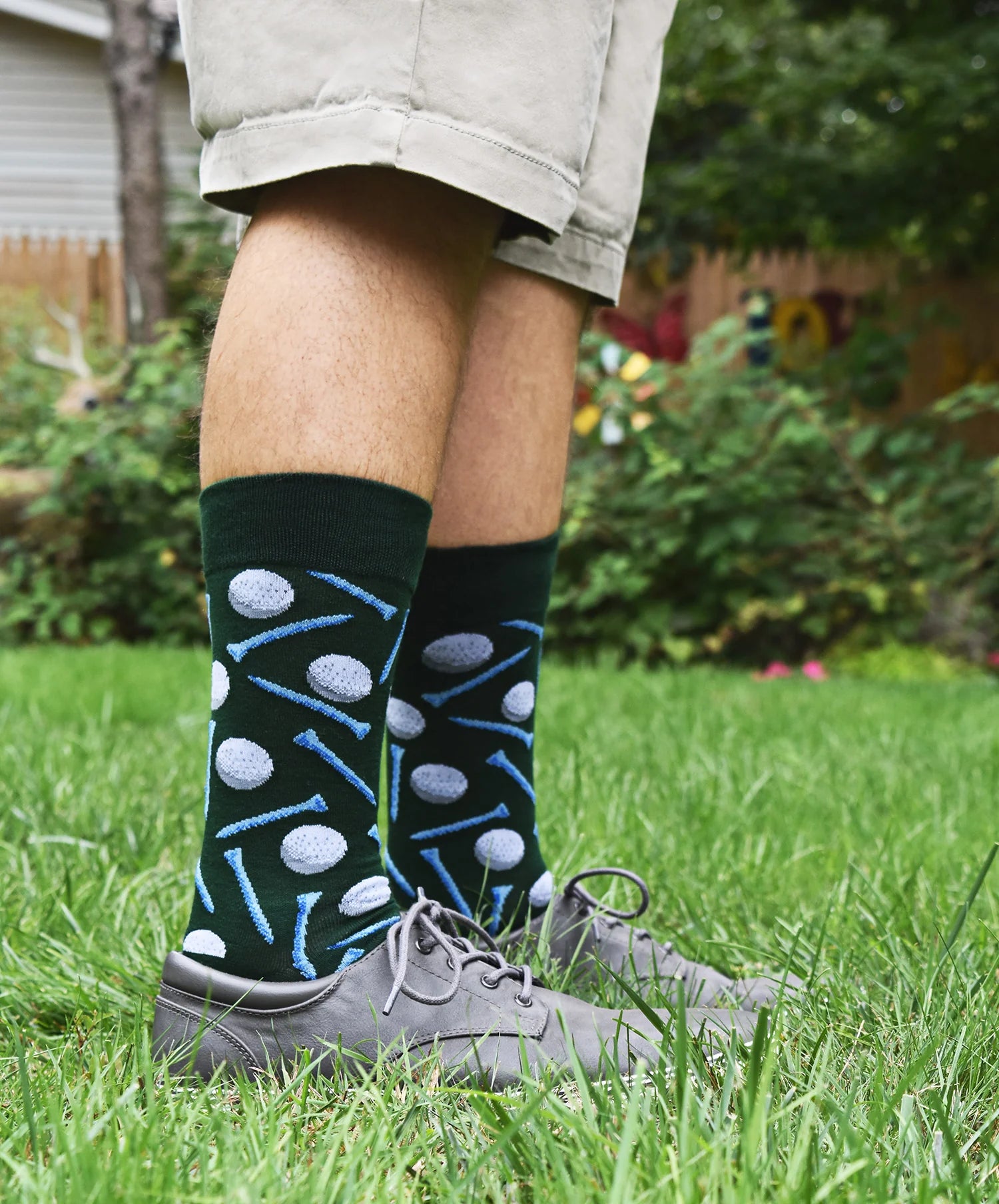 Men's Golf Ball & Tee Bamboo Socks