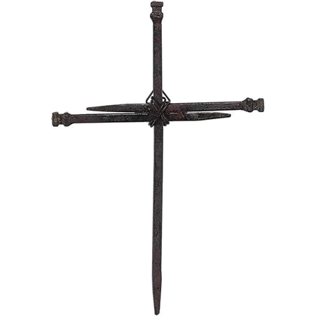 Metal 3 Nail Wall Cross