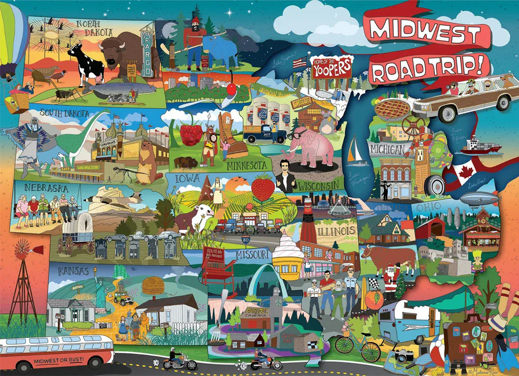 Midwest Road Trip Puzzle