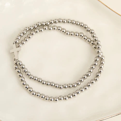 Narelle Waterproof Cross Stretch Bracelet Set