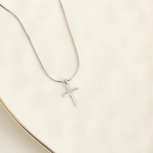Narelle Waterproof Dainty Cross Charm Necklace