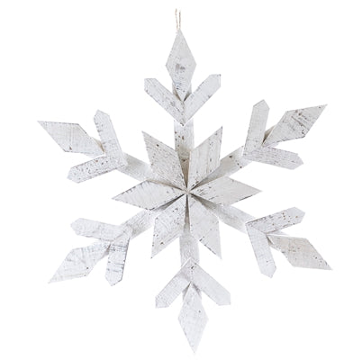 Wooden Snowflake - 21.7