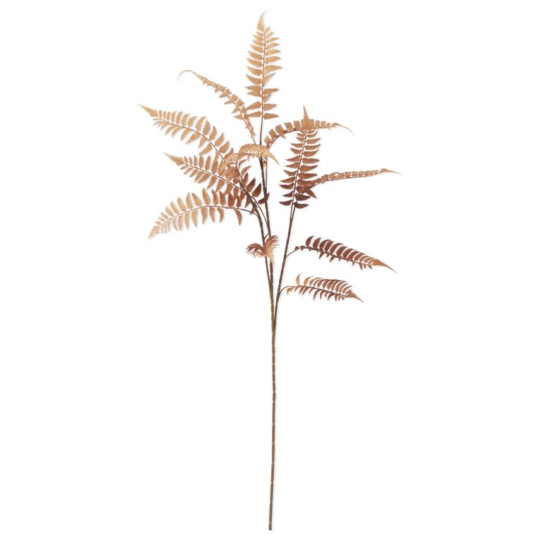 Orange w/Brown Speckles Fern Spray
