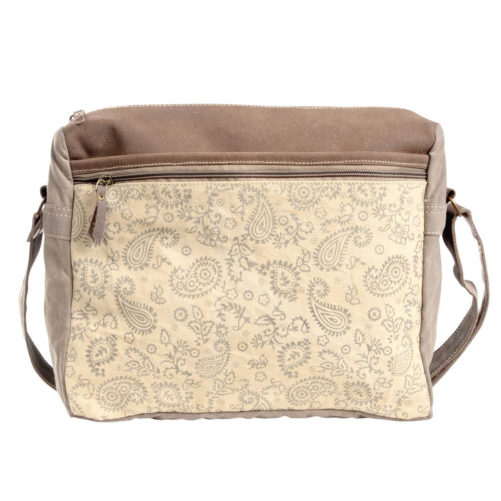 Paisley Canvas Shoulder Bag