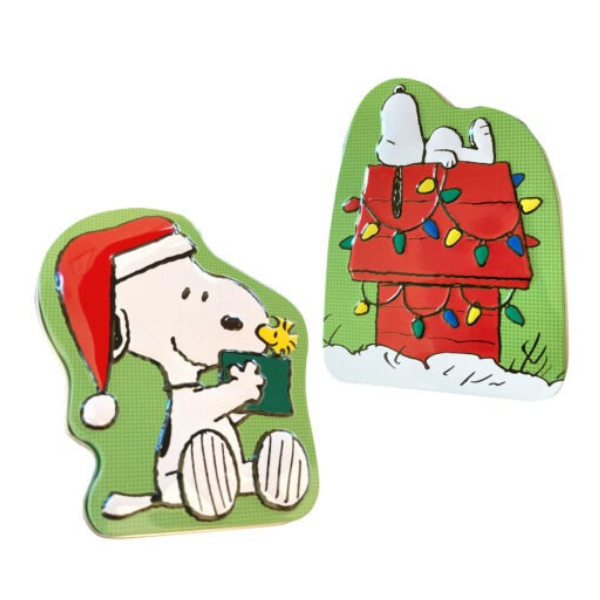 Peanuts Christmas is Giving Snoopy Festive Tin