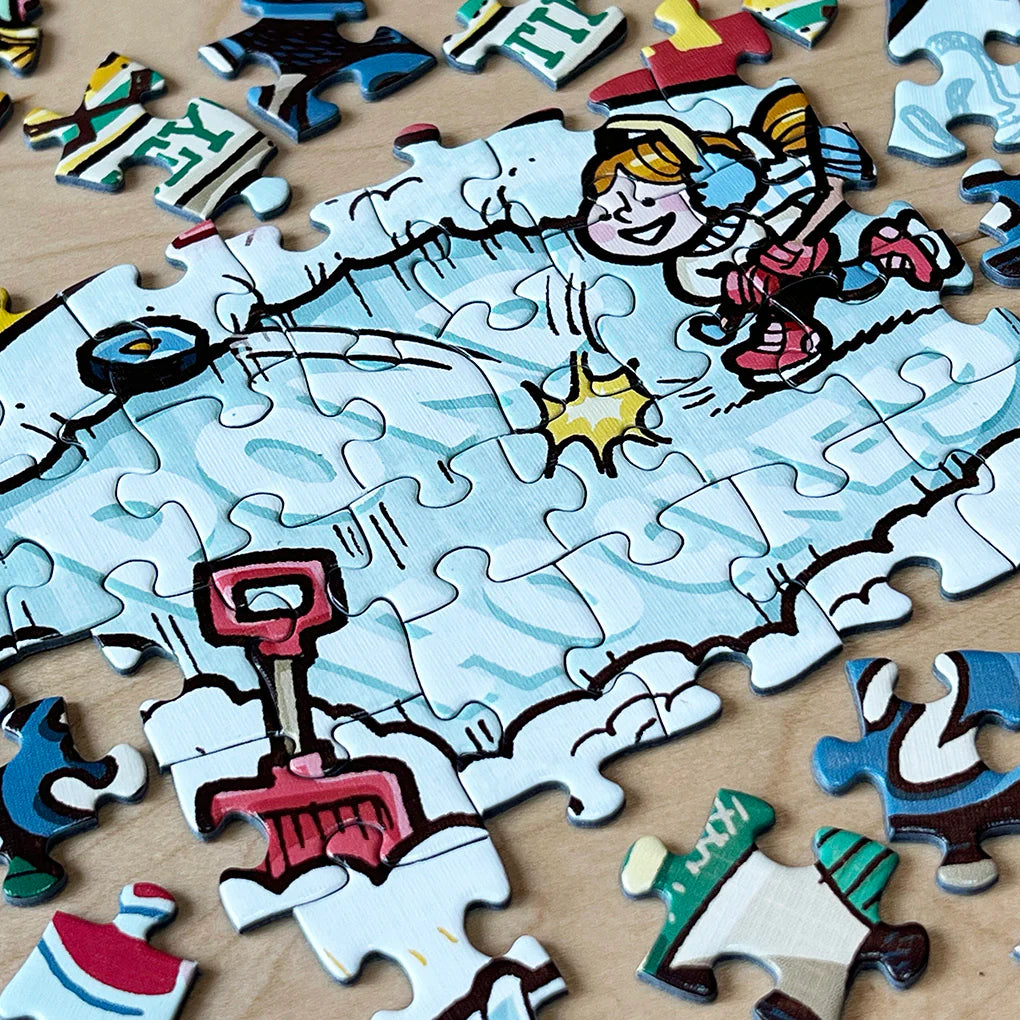 Old Time Hockey Puzzle