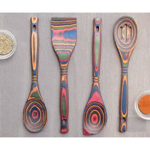 Rainbow Bamboo Utensils