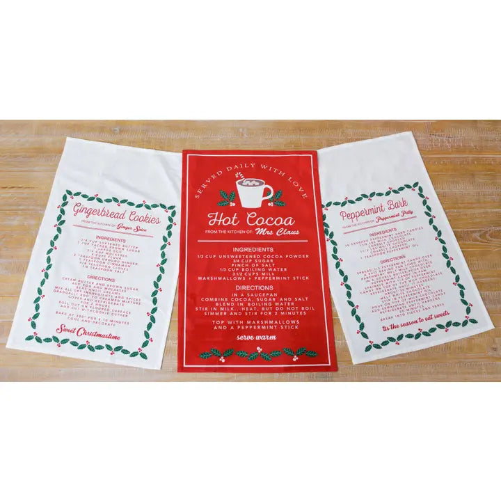 Recipe Tea Towels