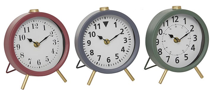 Round Tabletop Clock