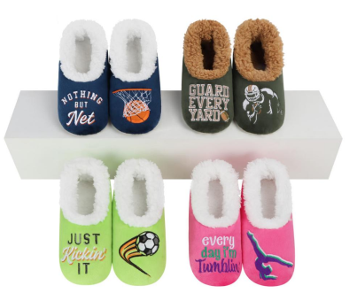 Snoozies Kids Sports Slippers