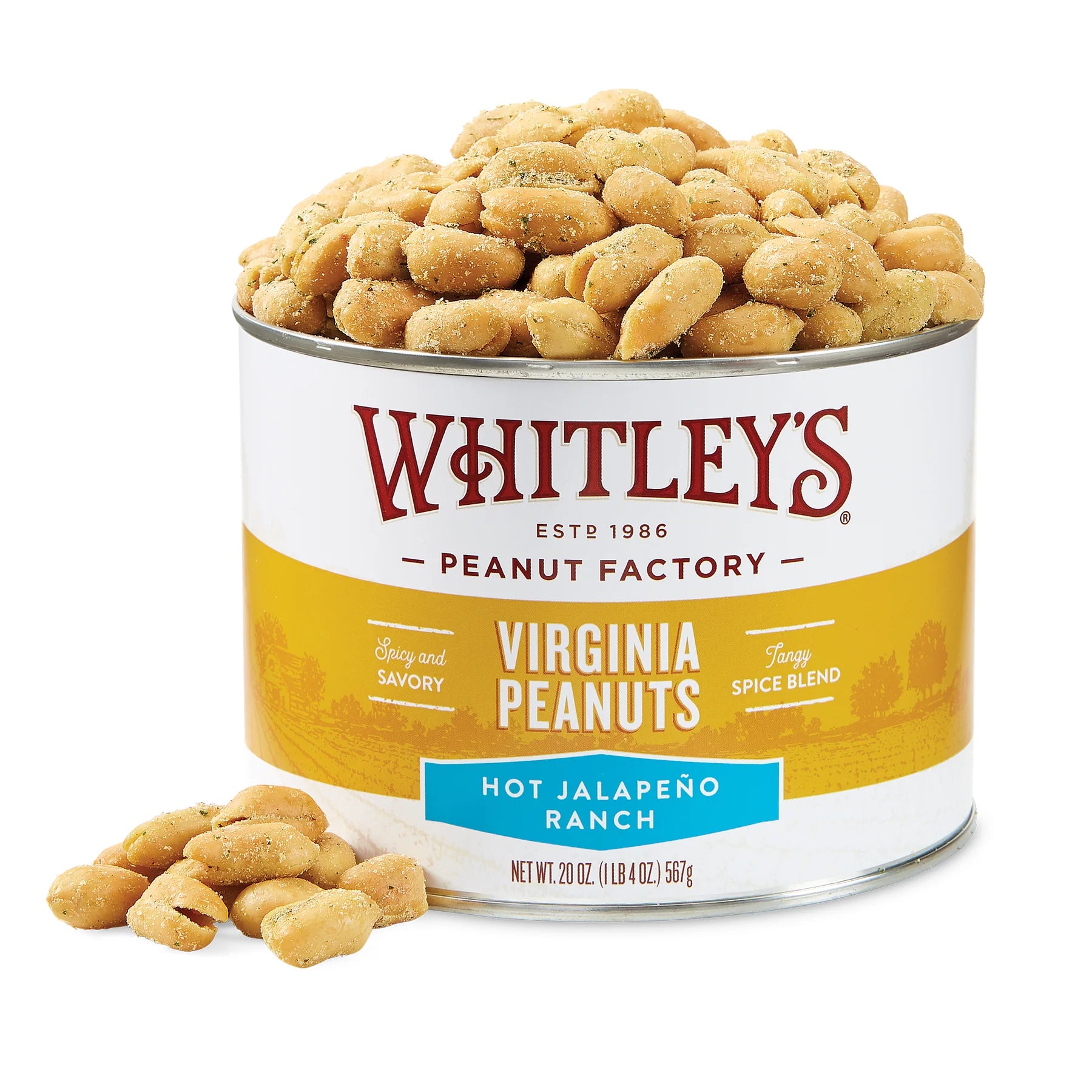 Whitley's Hot Jalapeno Ranch Peanuts