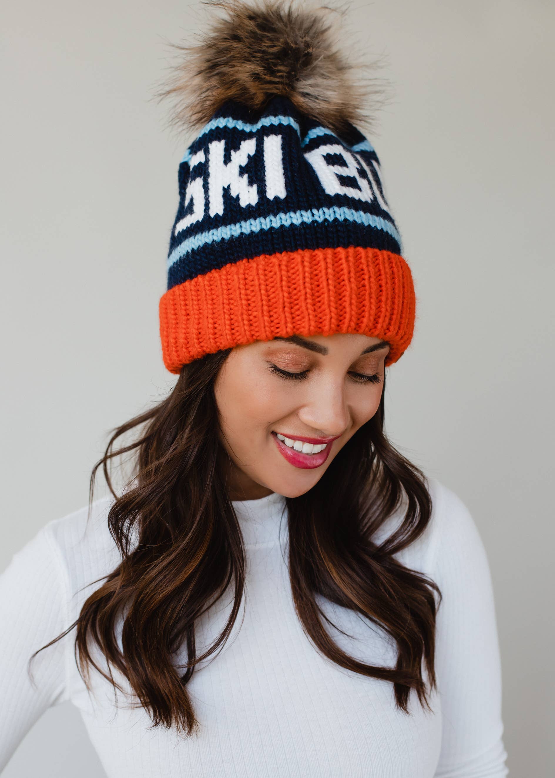 Ski Bum Pom Hat