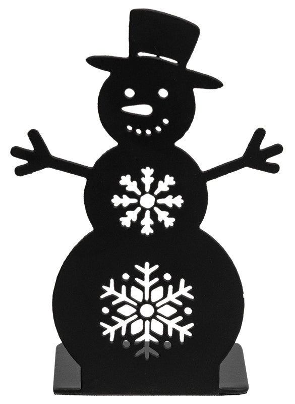 Snowman Snowflake Candle Luminary