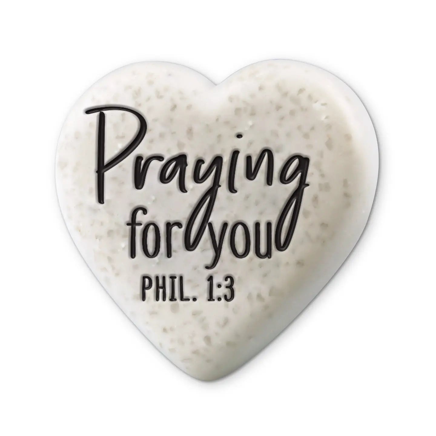 Stone Scripture Heart Praying for You