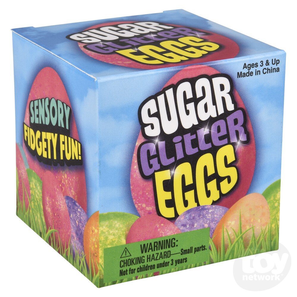 Sugar Glitter Egg Stress Ball