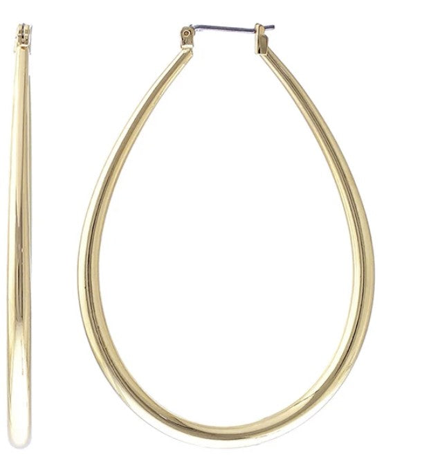 Teardrop Hoop Earrings