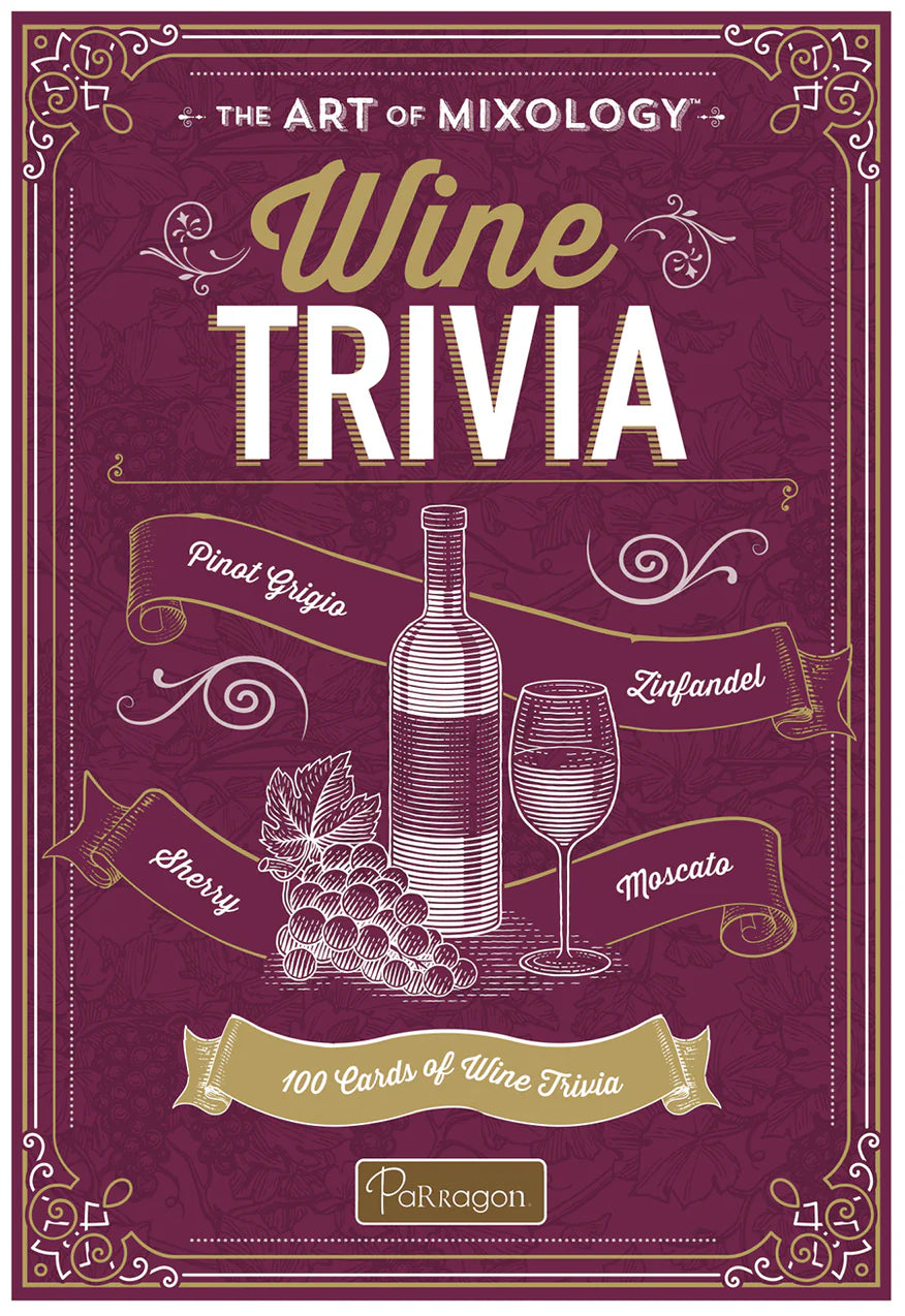 The Art of Mixology Wine Trivia Cards