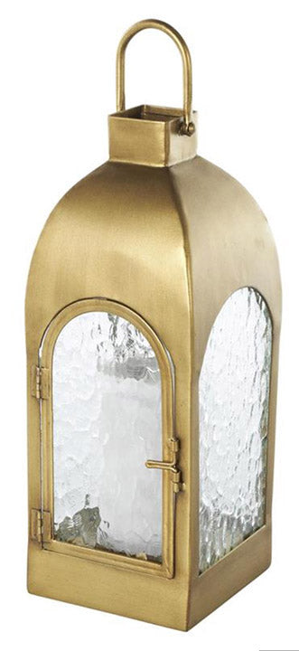 Gold Arched Candle Lantern