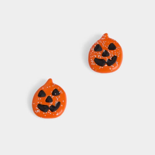 Whispers Sparkle Pumpkin Studs