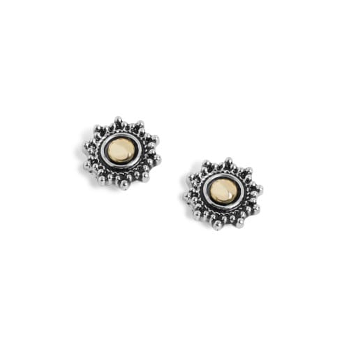 Whispers Button Stud Earrings