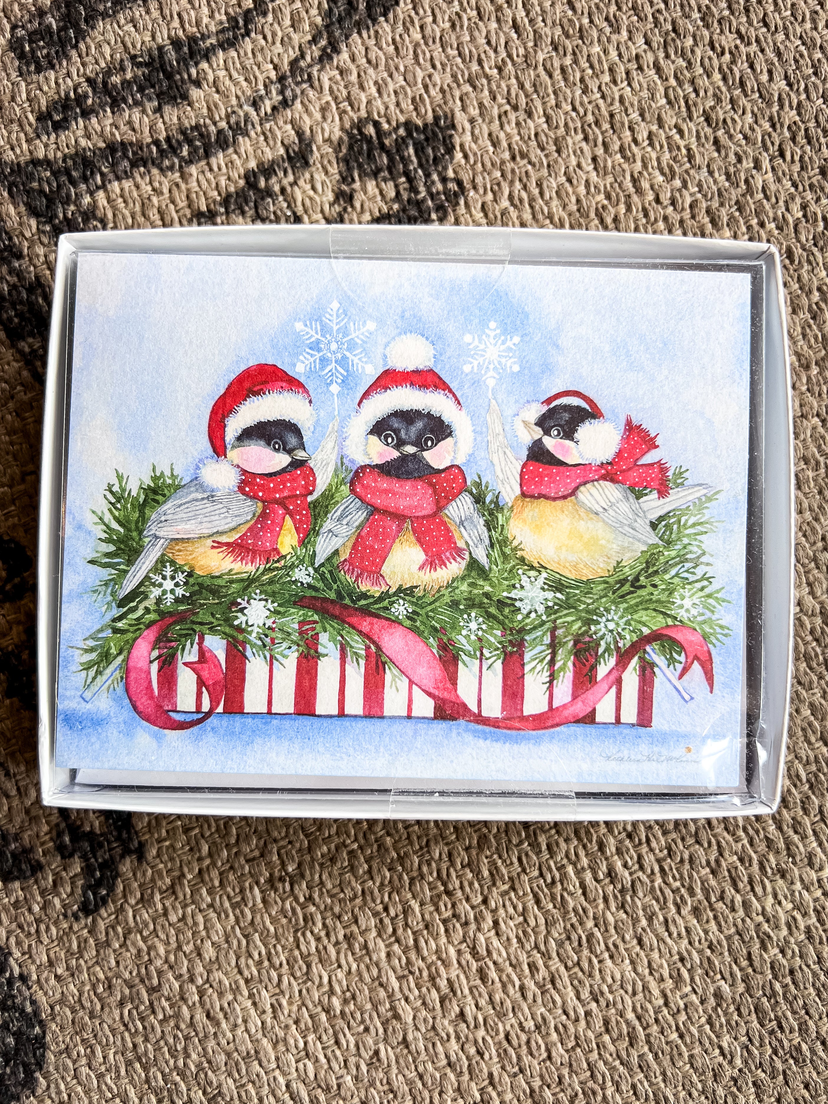 Winter Chickadee Holiday Cards 12pk
