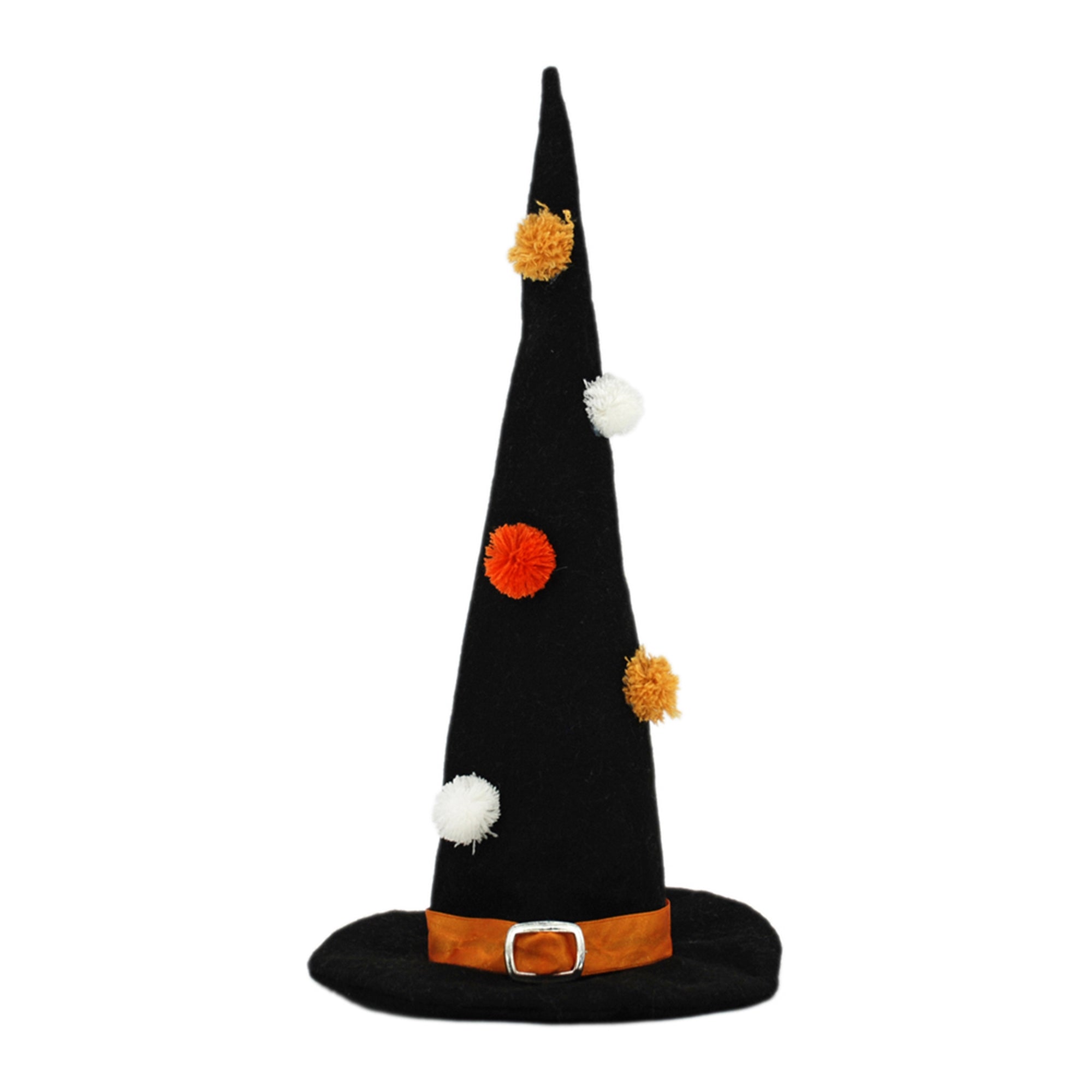 Witch Hat w/Pom Poms