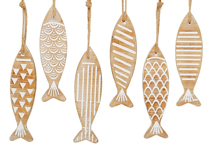 Wood Fish Ornament