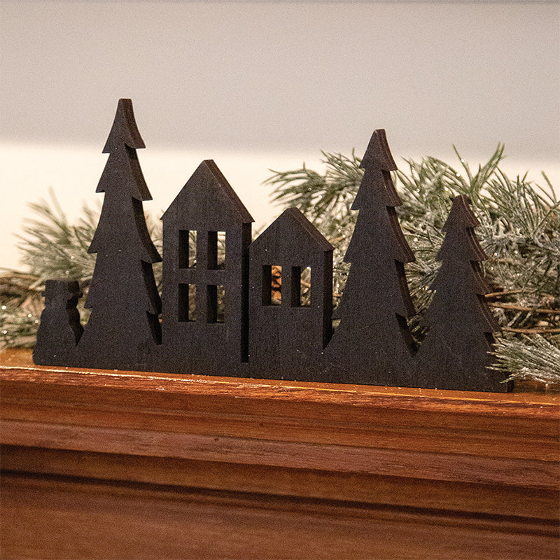 Woodland Village Silhouette Sitter, Small