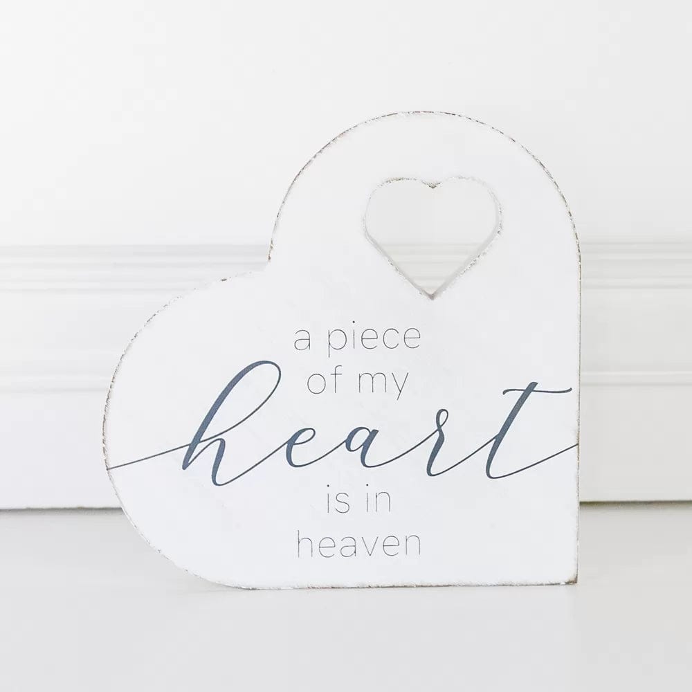 MJJ #8 (Melissa) Heart Sitter A Piece of My Heart Large Sitter