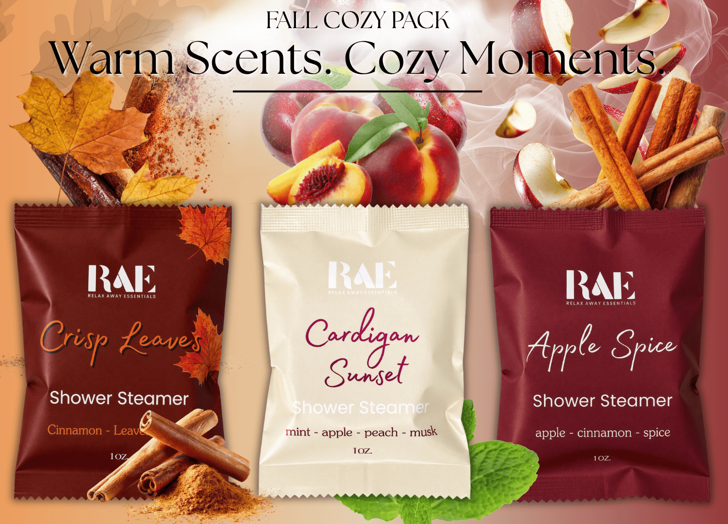 Cozy Shower Steamers 6 Pack - Made in USA 
