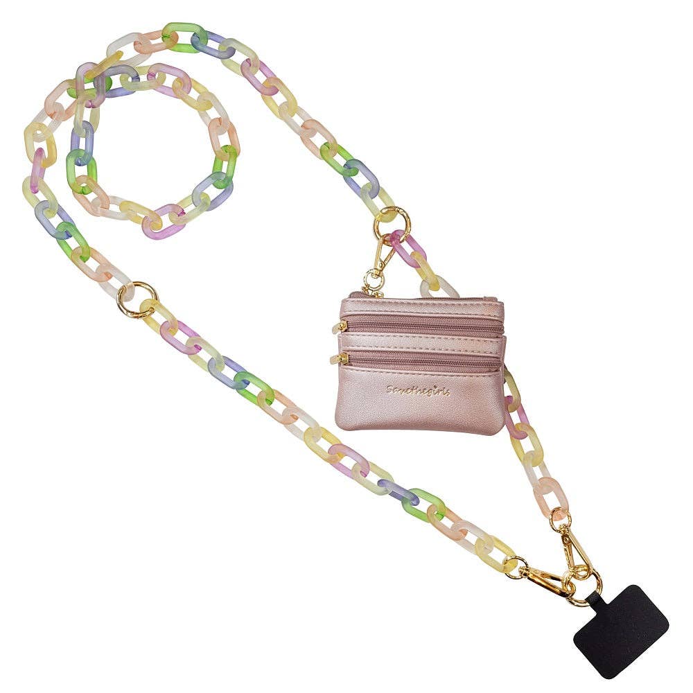 Clip & Go Ice Chain with Pouch: Black Chain with Black Pouch