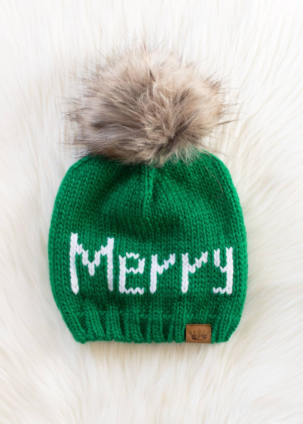 Green Merry Pom Hat