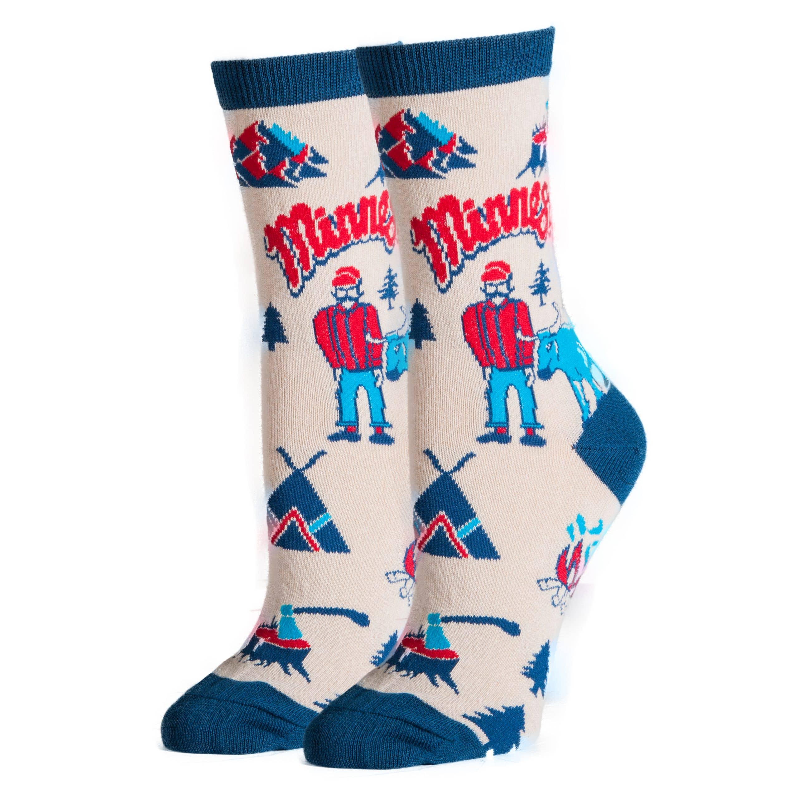 Minnesota | Women's Cotton Crew Funny Socks