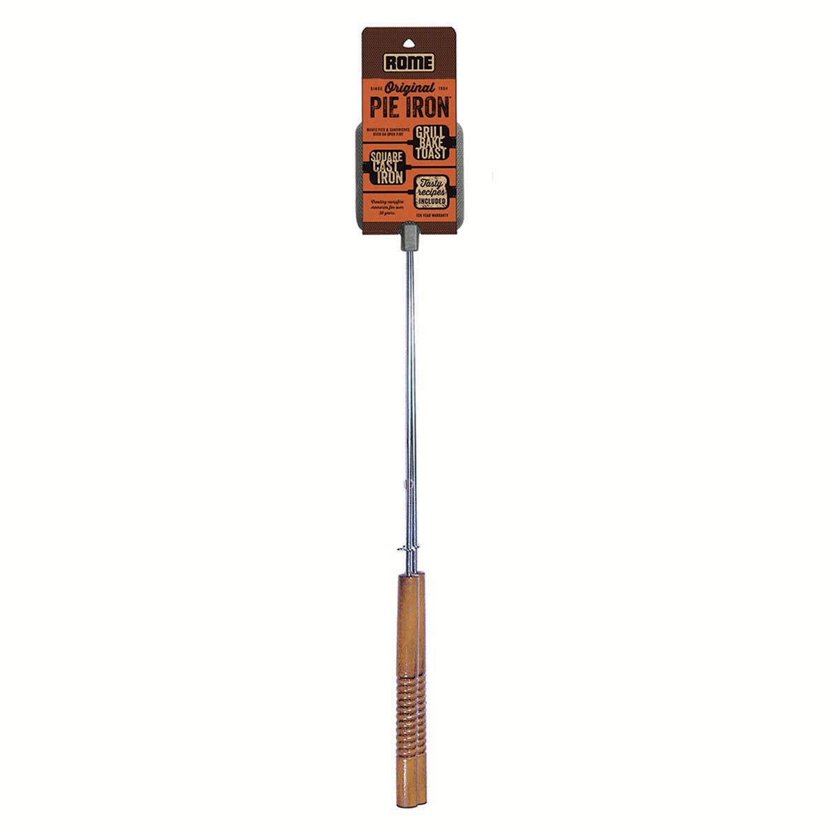 Square Pie Iron - Cast Iron Original Pie Iron by Rome