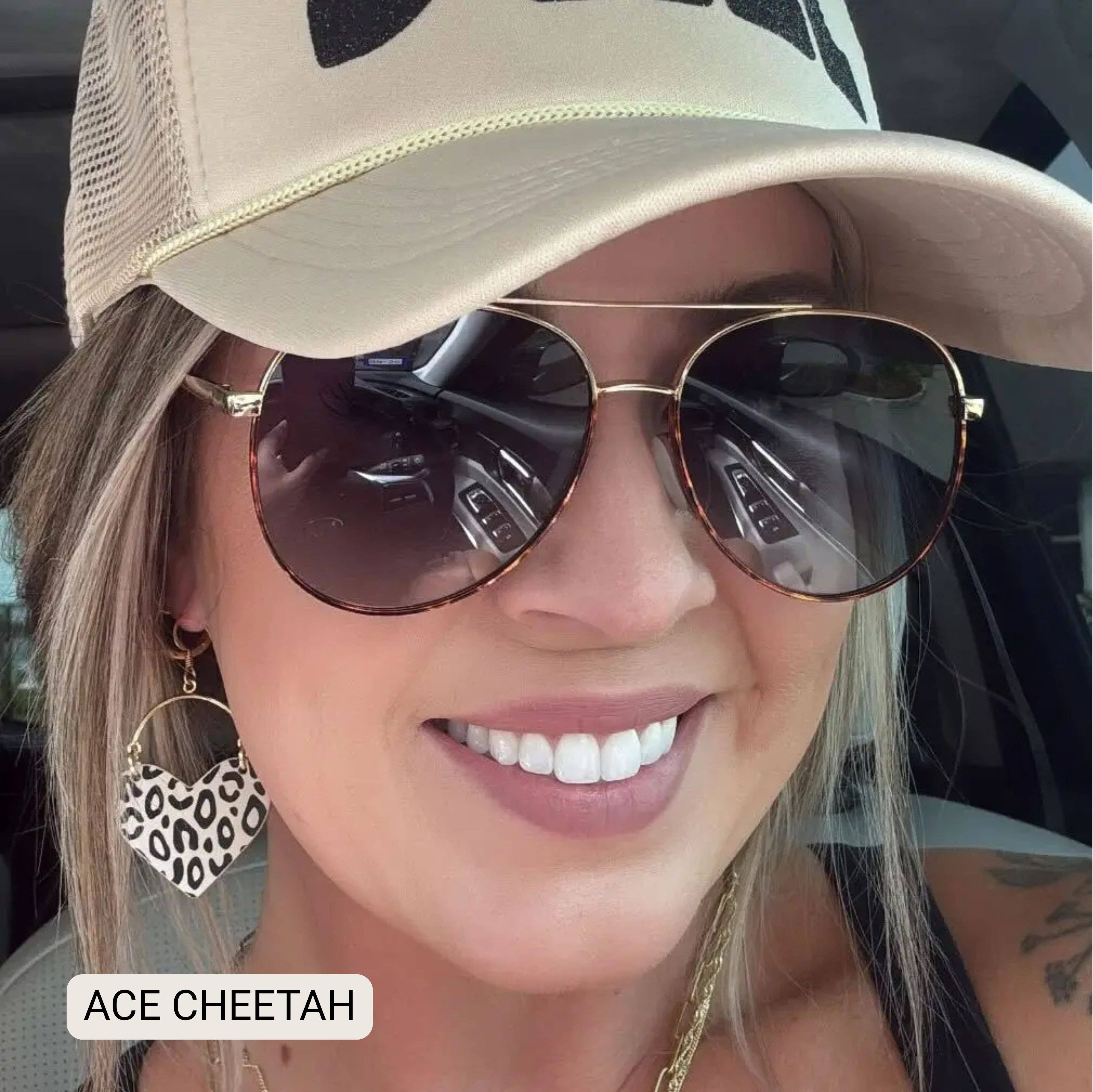 ACE Polarized Unisex Aviator Sunglasses