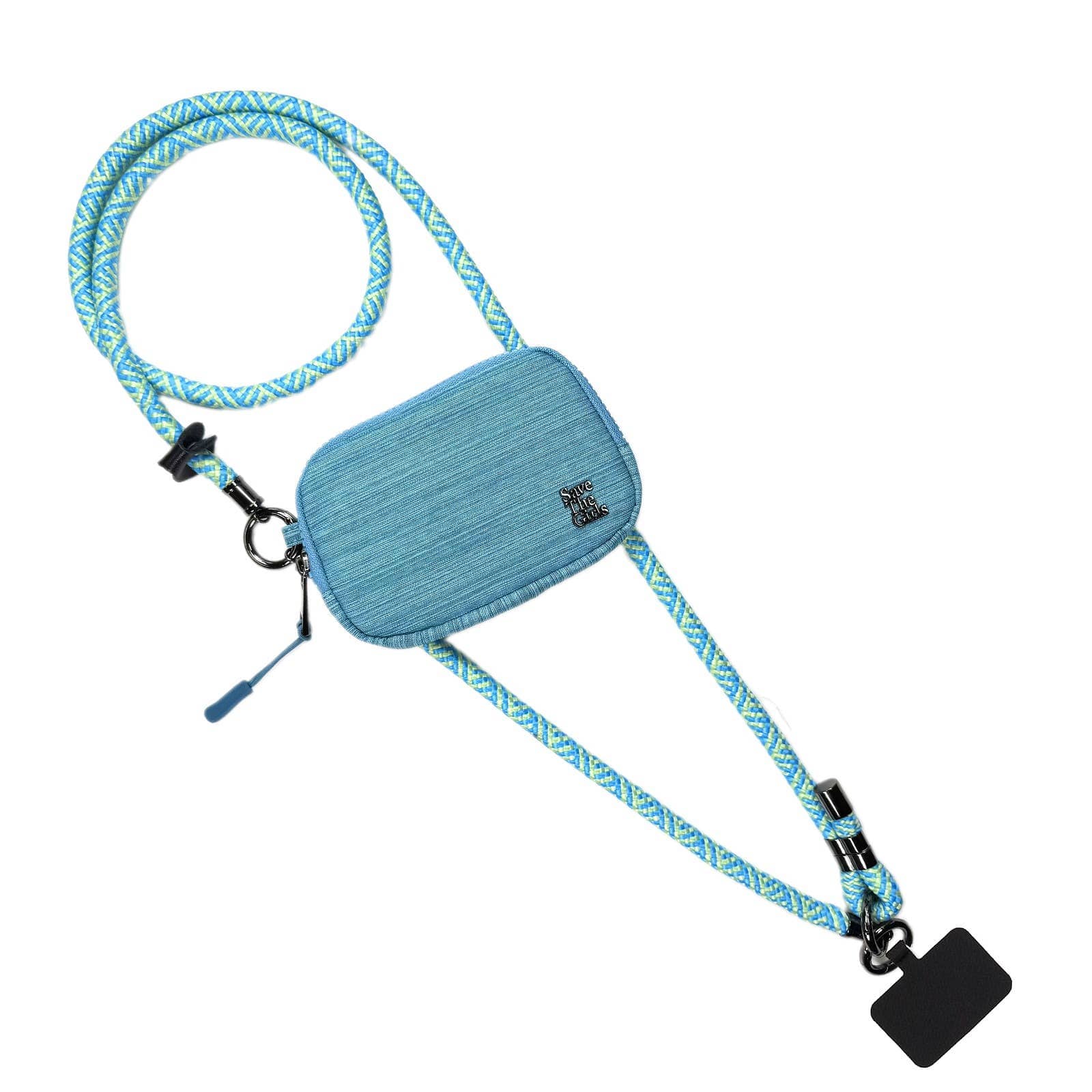 Active Crossbody Sling Rope w/RFID Pouch
