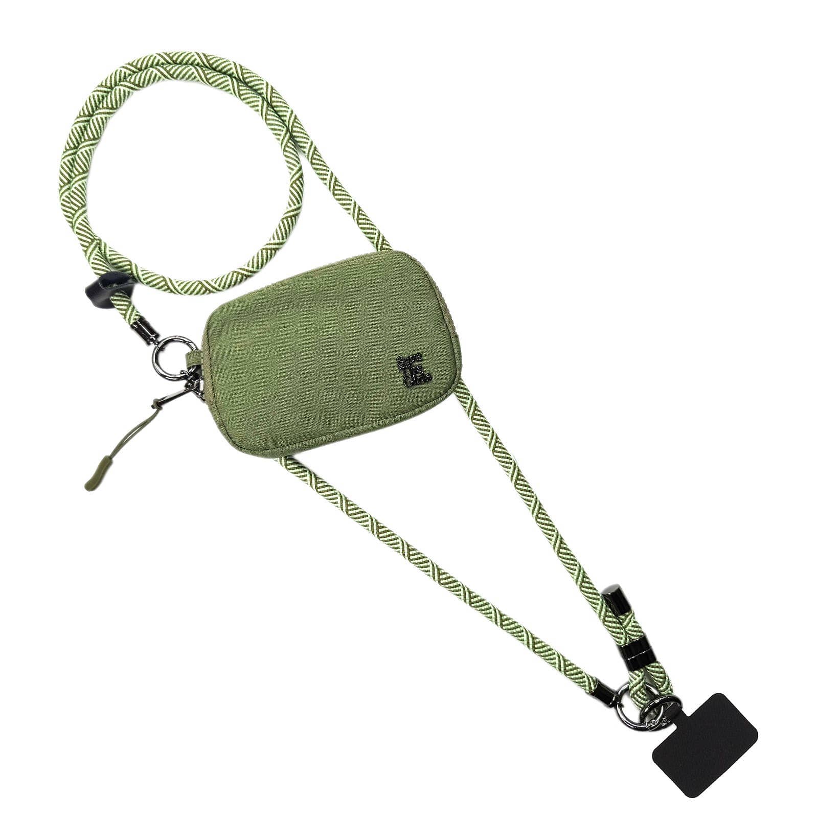 Active Crossbody Sling Rope w/RFID Pouch