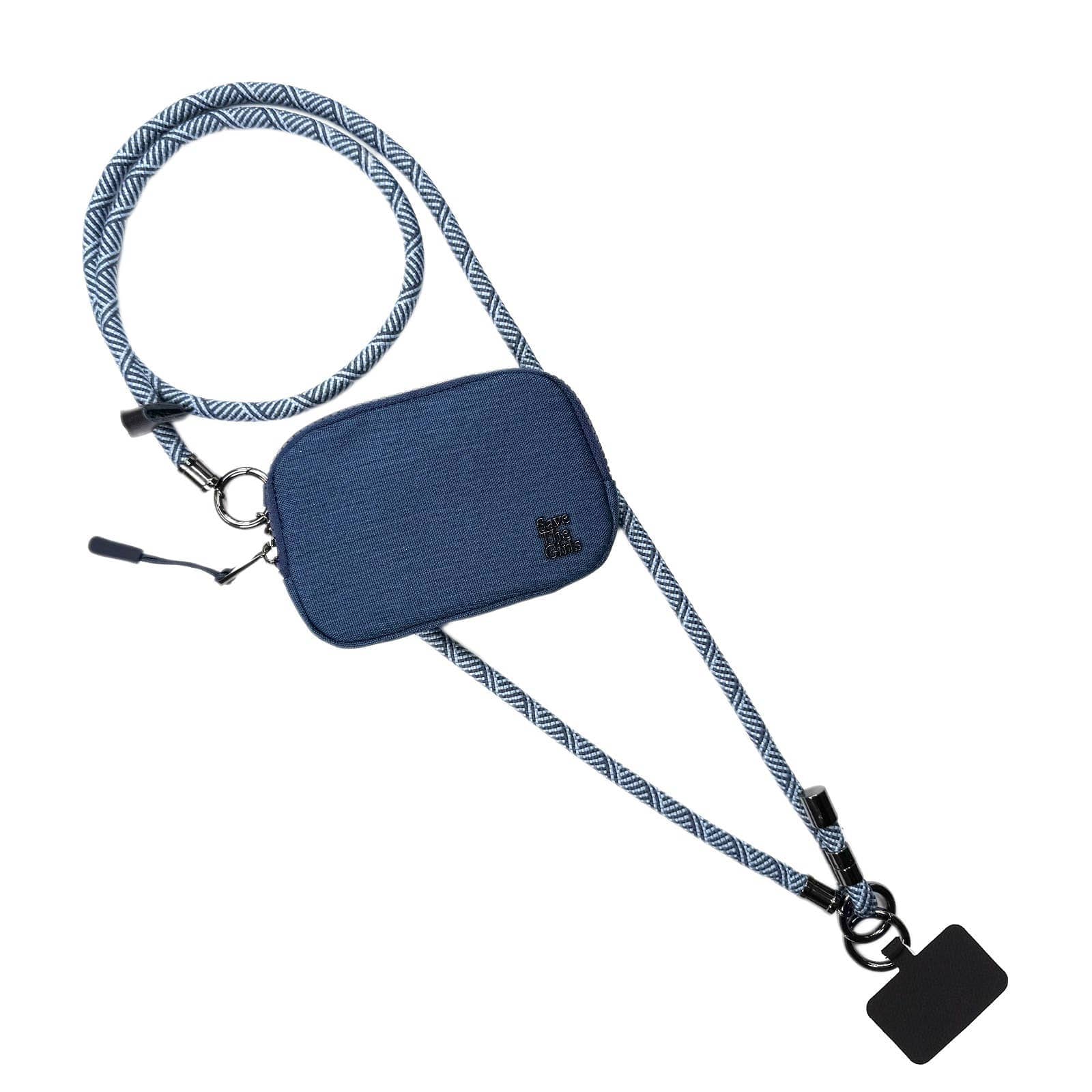 Active Crossbody Sling Rope w/RFID Pouch