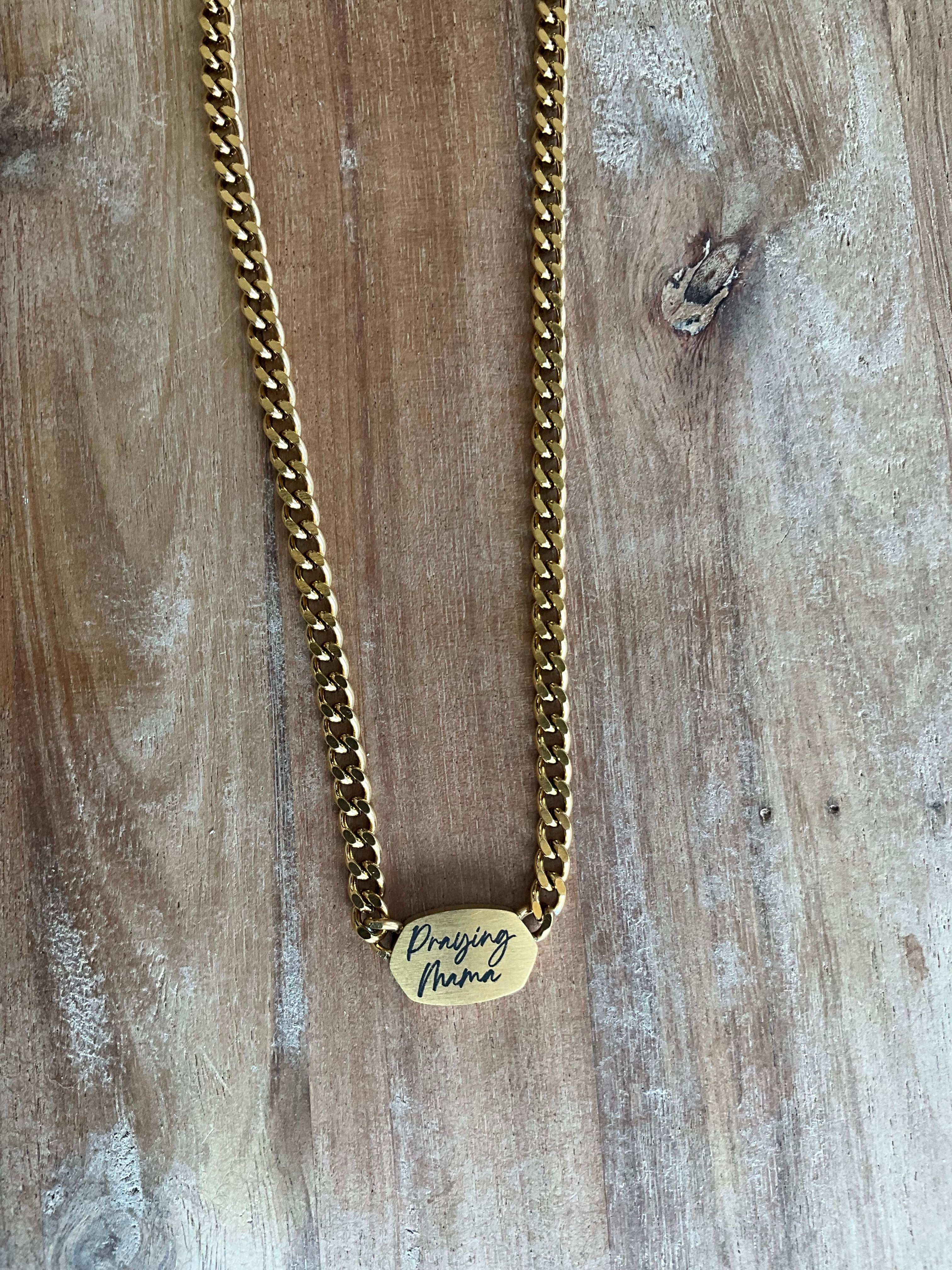 ALH #10 (Amber) Personalized necklace Ada Necklace