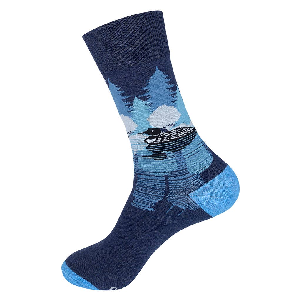 Funatic - About Face Designs - Nice Enough Merch Co Adam Turman "Midnight Loon" Socks | Funatic