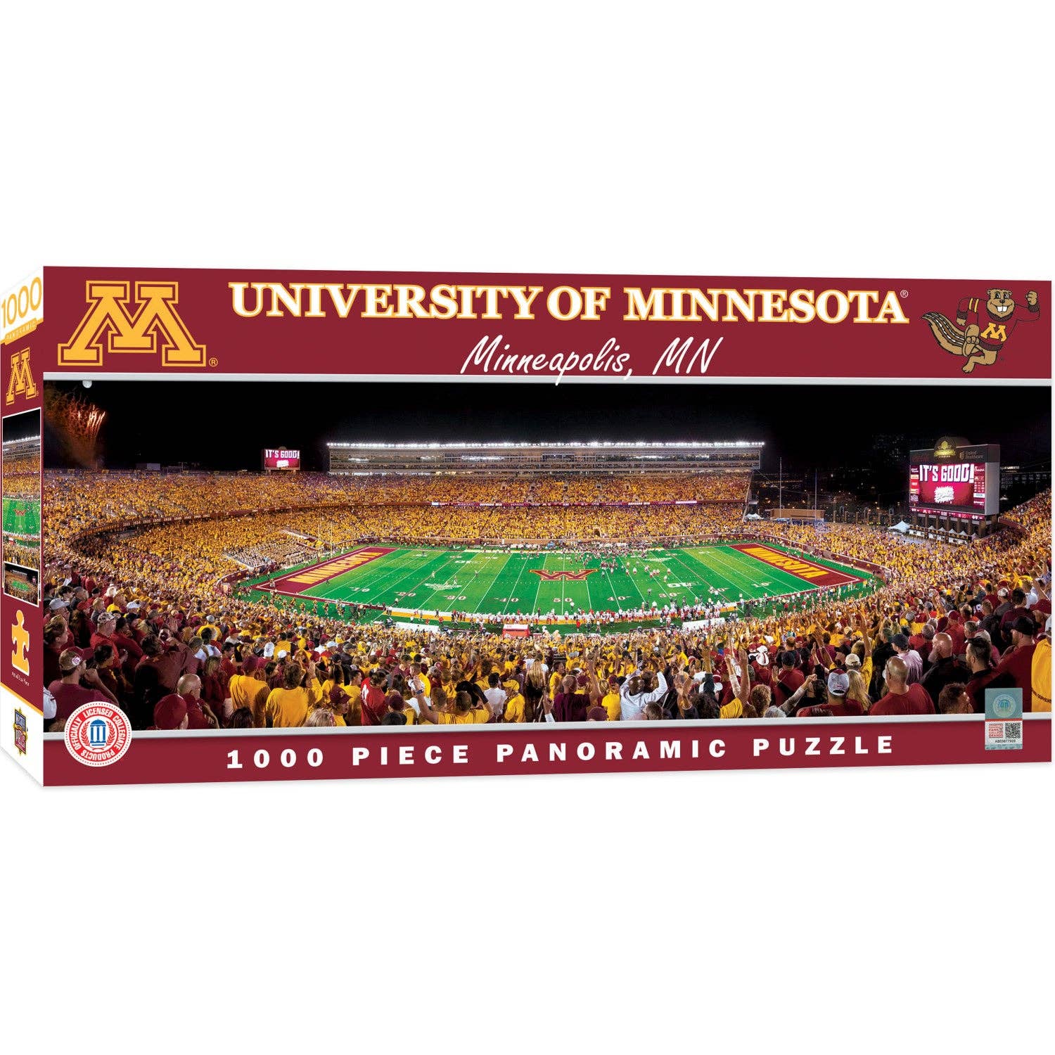 Minnesota Golden Gophers - 1000 Piece Panoramic Jigsaw Puzzle