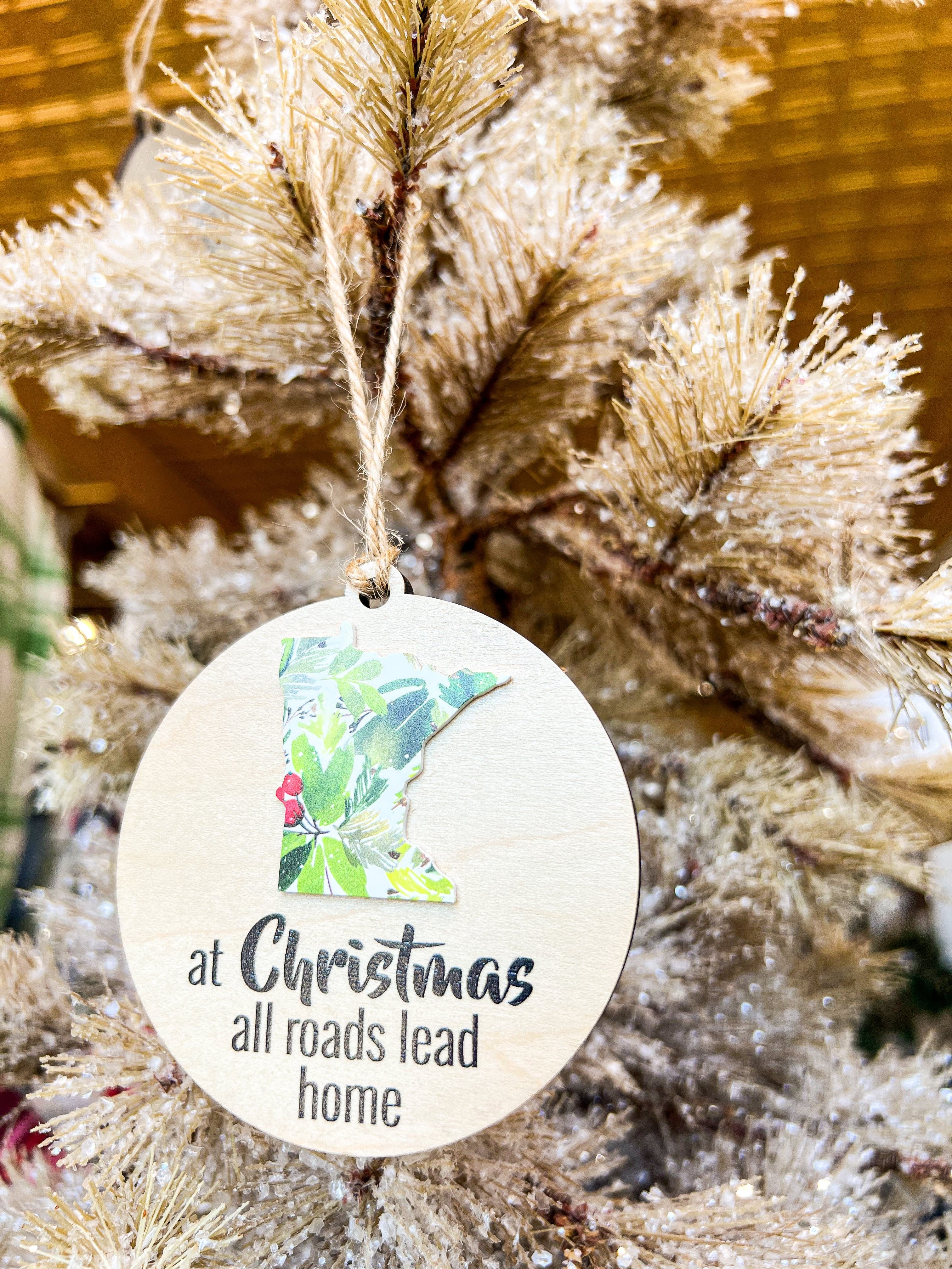 All Roads Lead Home MN Ornaments