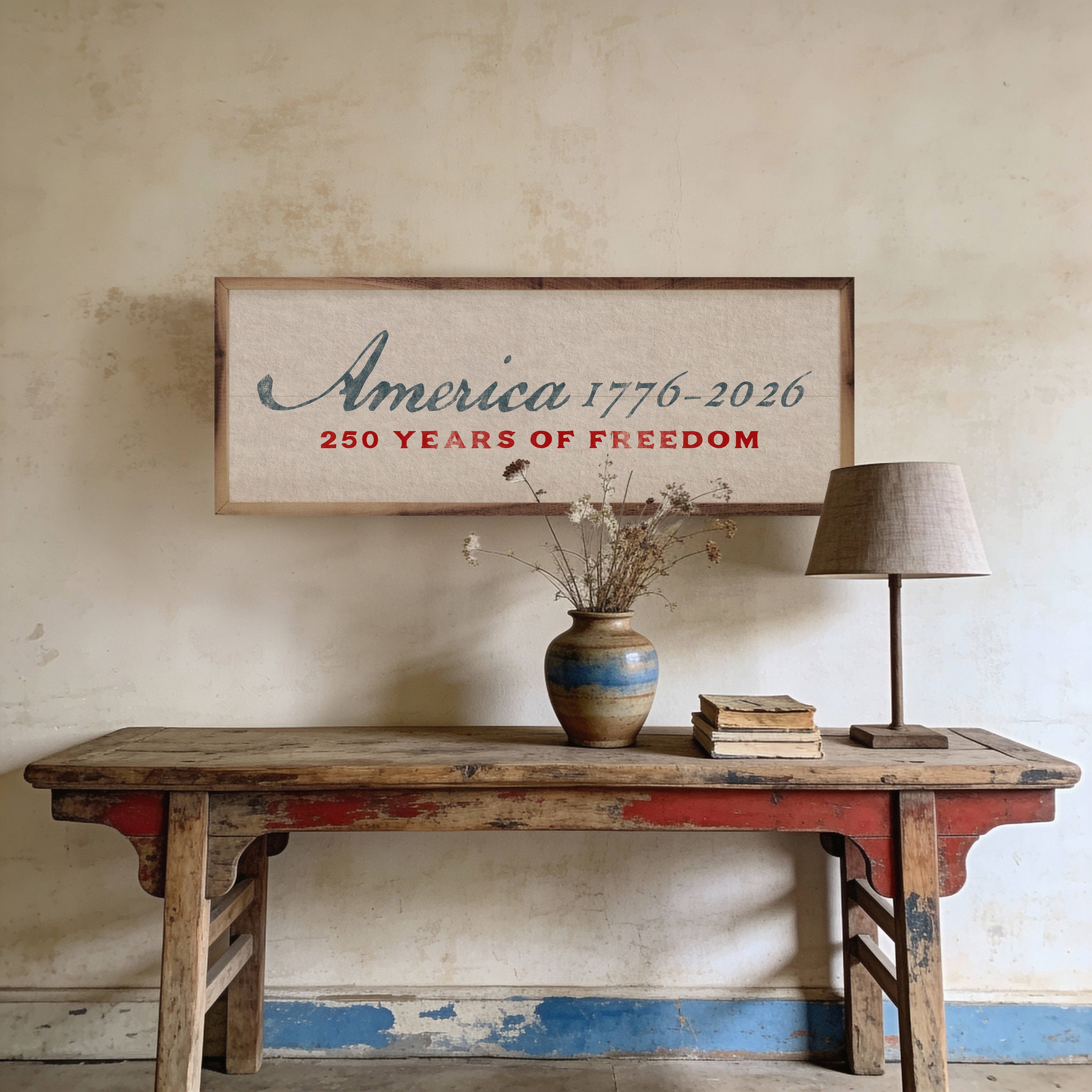America 1776-2026 Heritage Sign