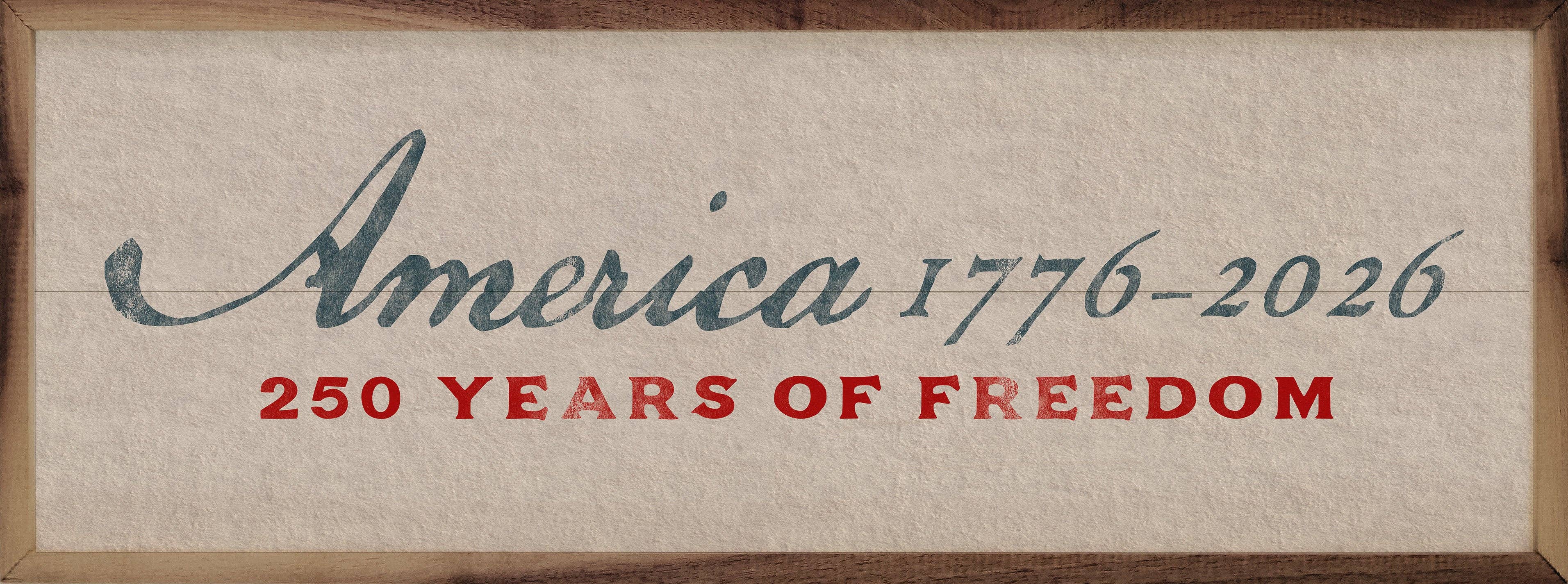 Kendrick Home Sign America 1776-2026 Heritage Sign