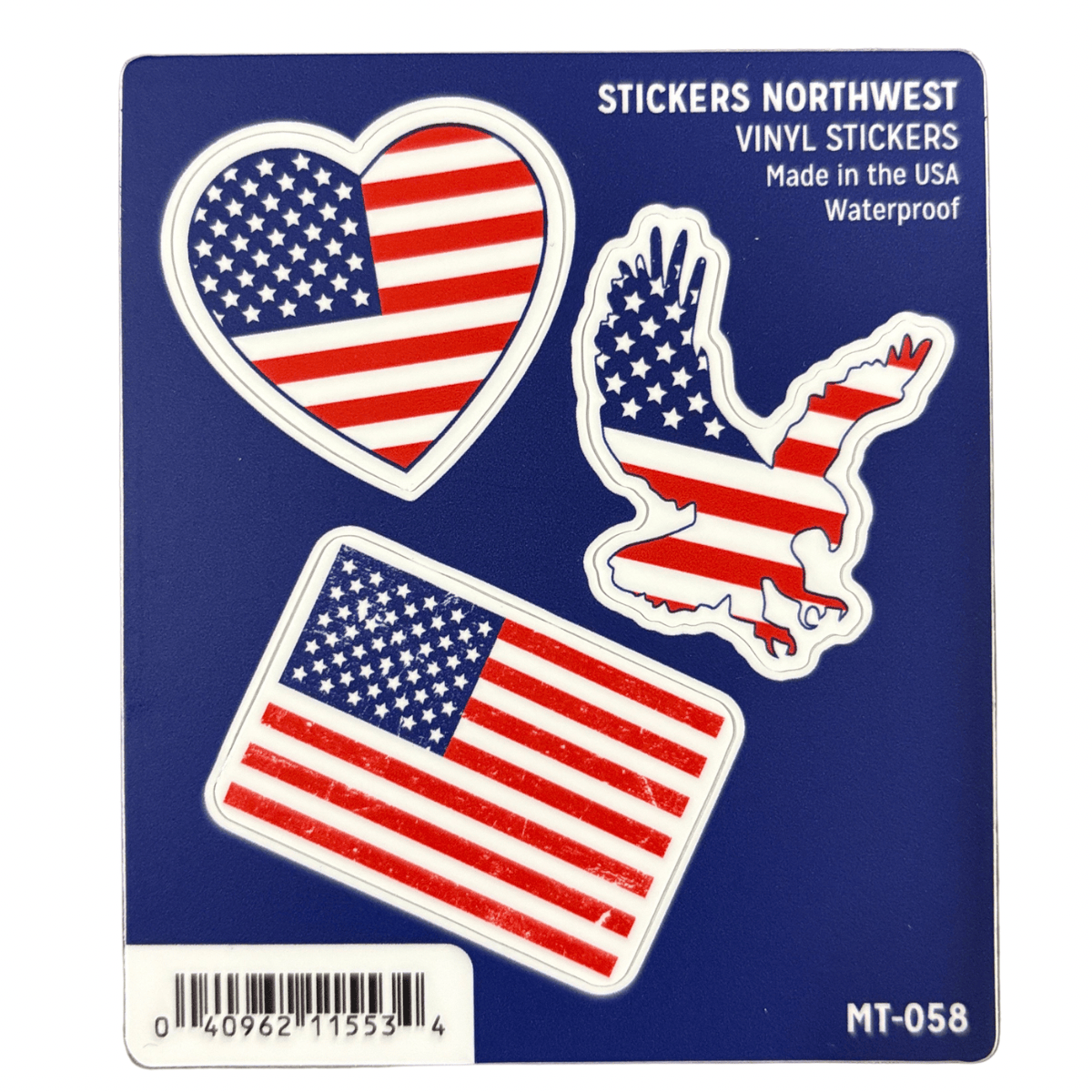 CJs Cottage Sticker American Eagle Mini Vinyl Sticker Trio