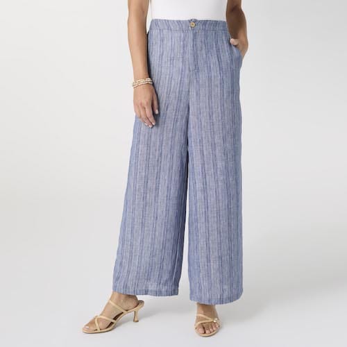 CoCo Carmen Andrea Textured Pant with Pockets