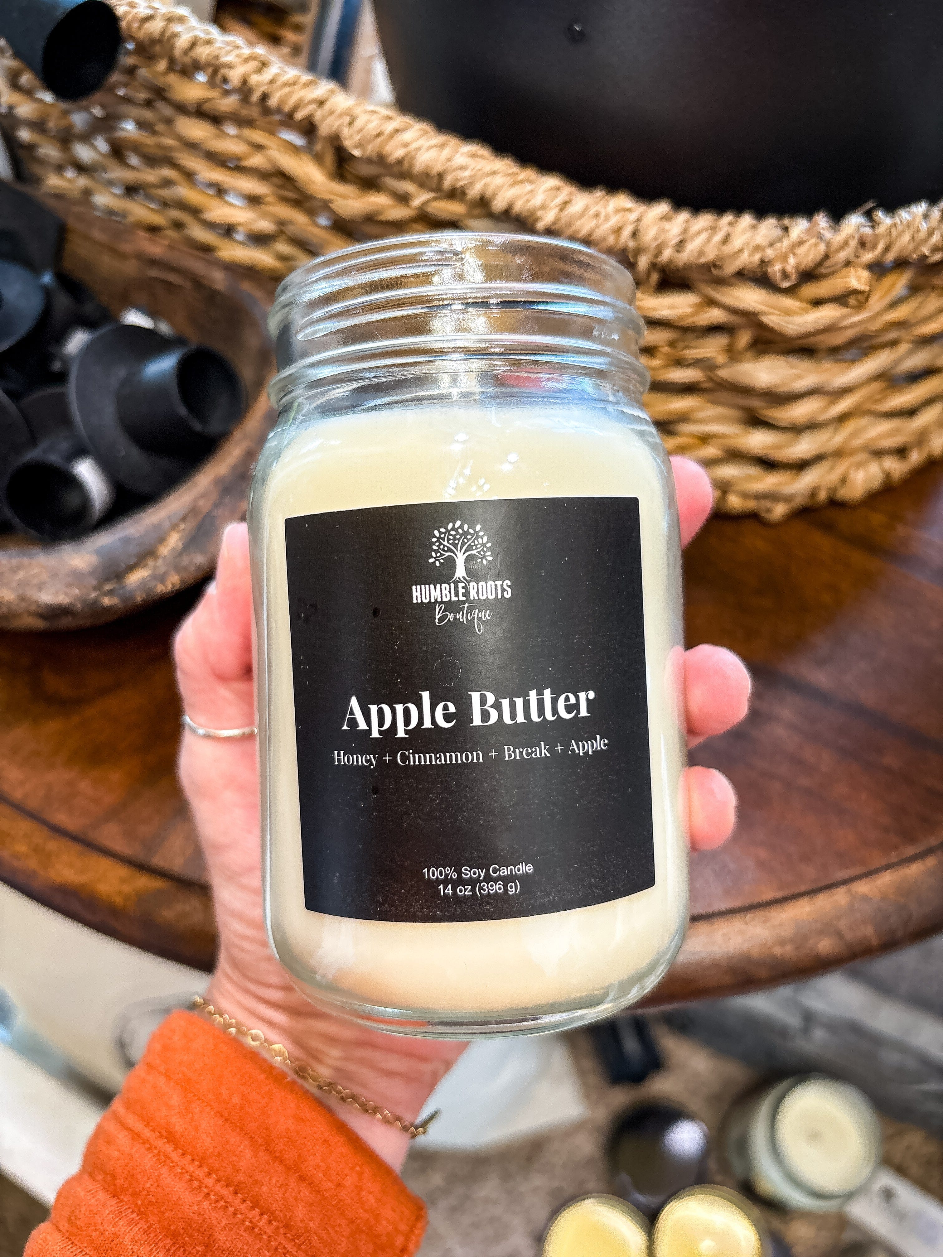 Humble Roots Boutique Candle Apple Butter Soy Candle