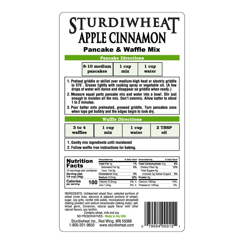 Apple Cinnamon Pancake Mix
