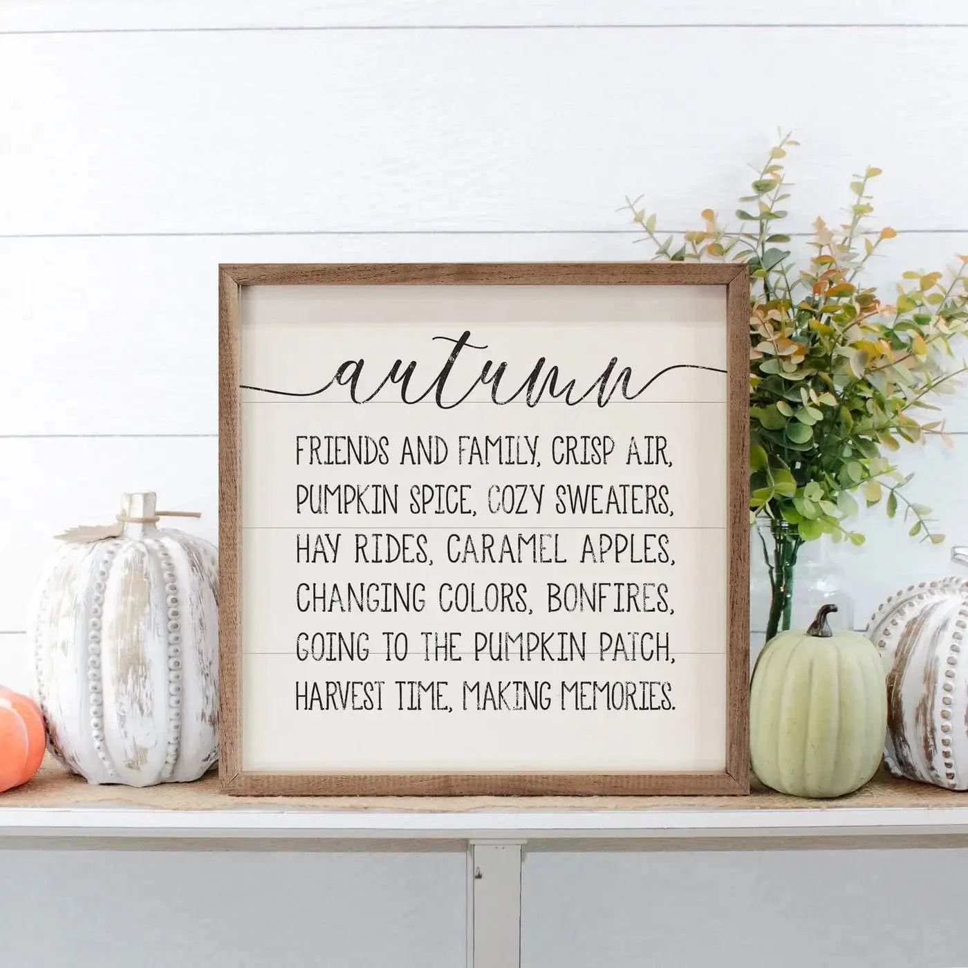 Autumn Words Sign