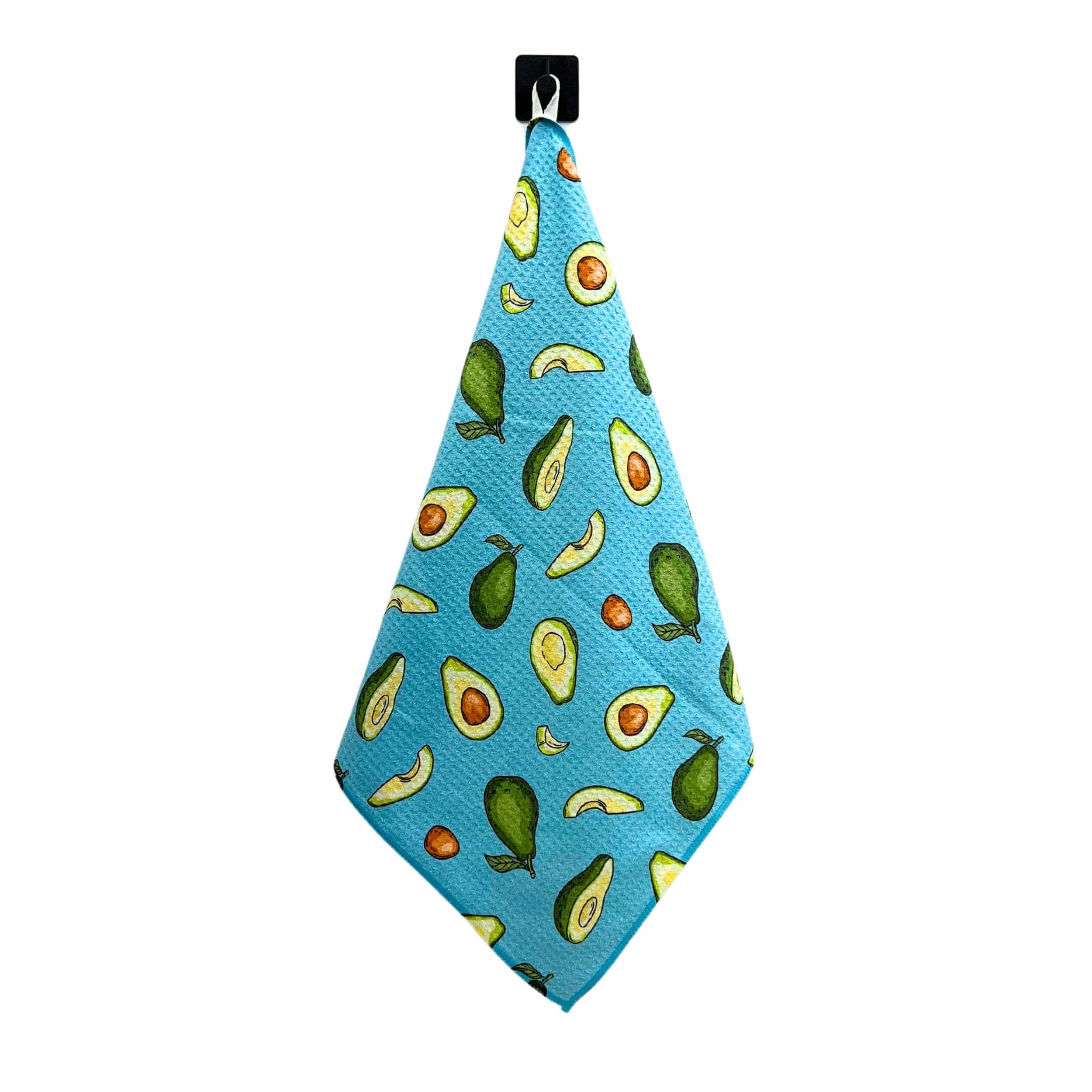 Driftless Studios Avocado Patterned Waffle Kitchen Tea Towels
